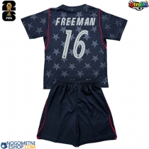 Otroški Nogometni dresi Združene države Alex Freeman #16 Gostujoči SP 2026 Kratek Rokav (+ Kratke hlače)